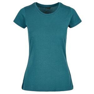 Build Your Brand Womens/Ladies Basic T-Shirt / Teal